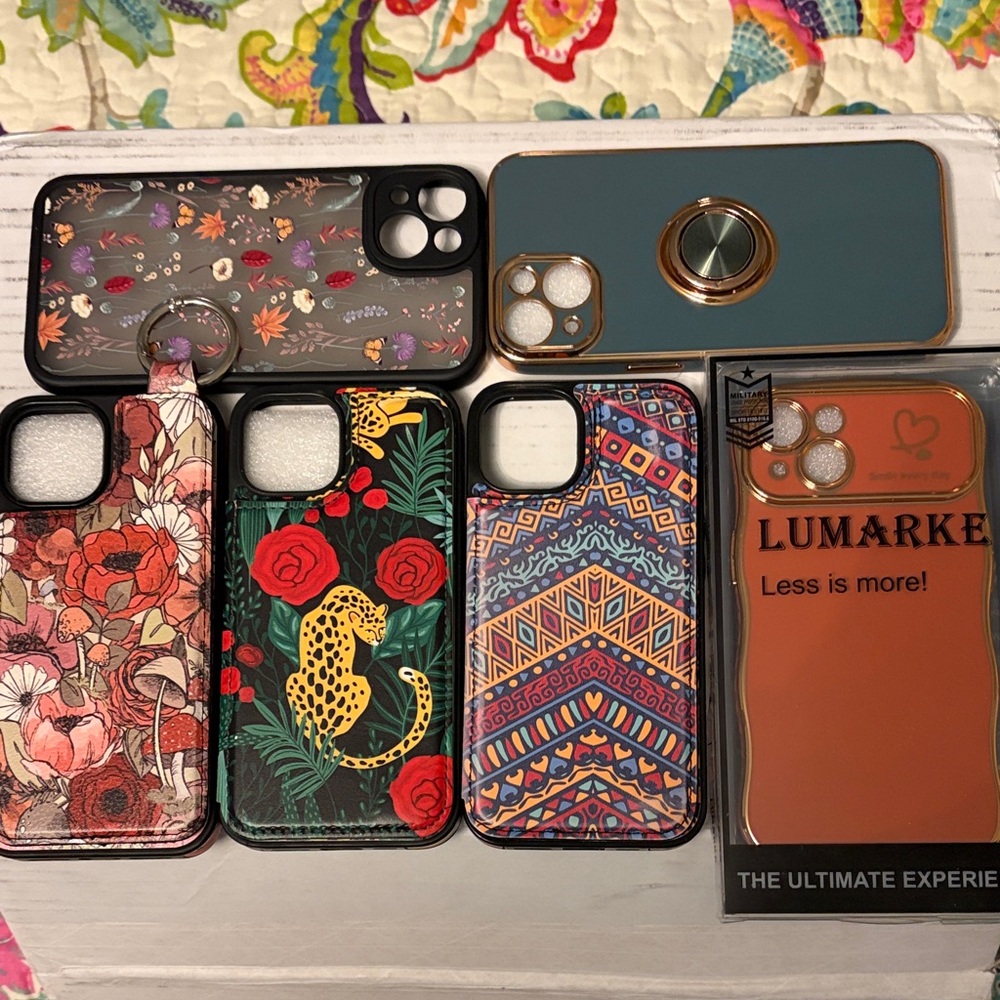 Floral and Patterned Phone Cases